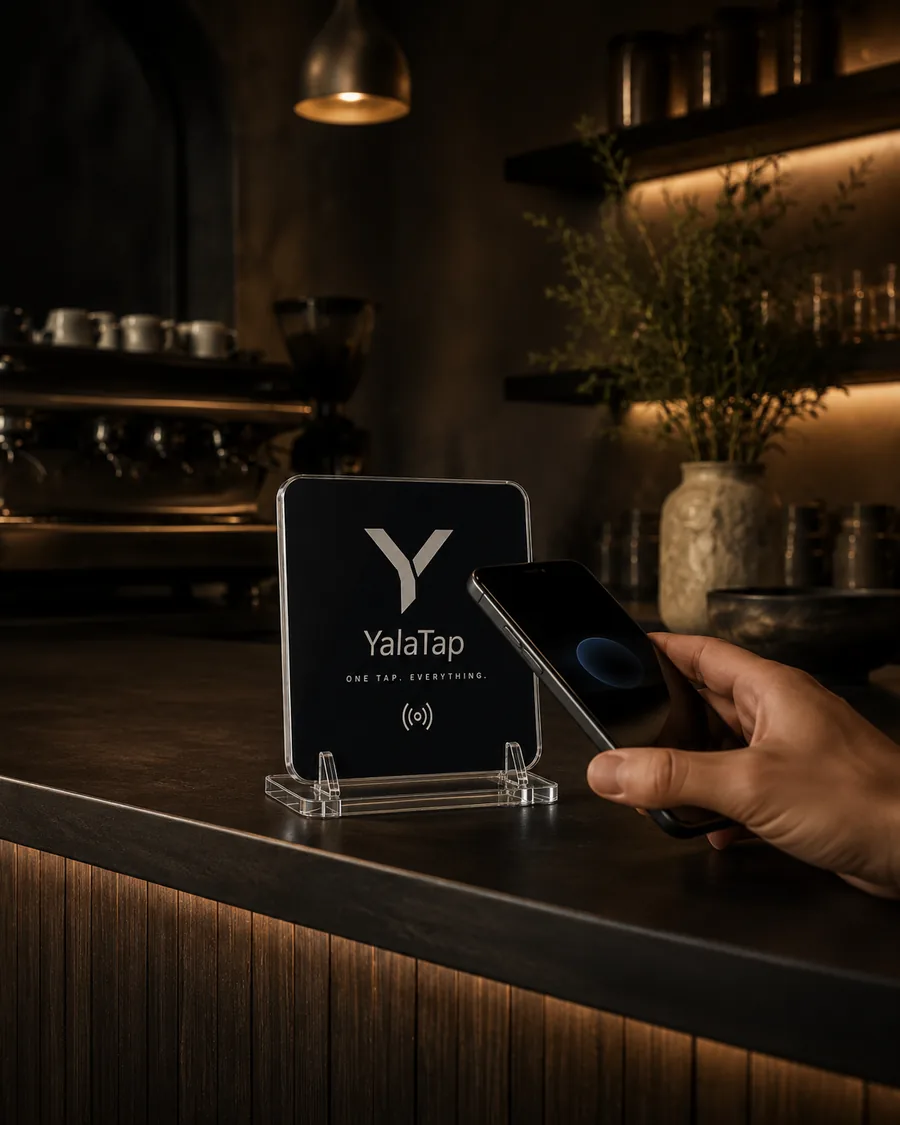 هاتف يلمس ستاند YalaTap فوق كاونتر